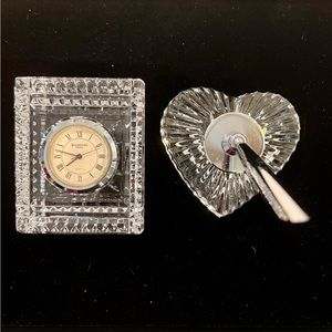 Vintage Waterford Crystal Desk Set